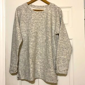 Loft long sleeve lounge grey top